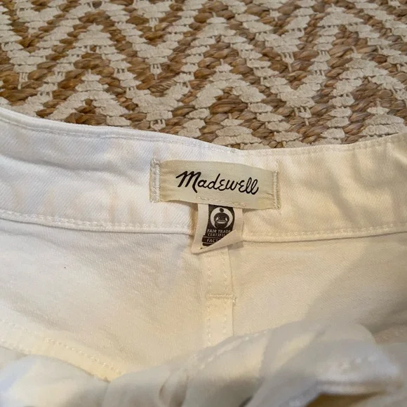 Madewell Curvy Perfect Vintage Jeans in White, Size 27 - Picture 12 of 12
